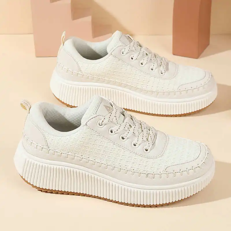 Women Formal Wear Shoes - รองเท้าสีน้ําตาลผู้หญิงรองเท้าฤดูใบไม้ร่วงรองเท้าผ้าใบแบรนด์หรูผู้หญิงกีฬาจากแบรนด์ที่มีชื่อเสียงทุกอย่างรองเท้าผ้าใบ Topanky