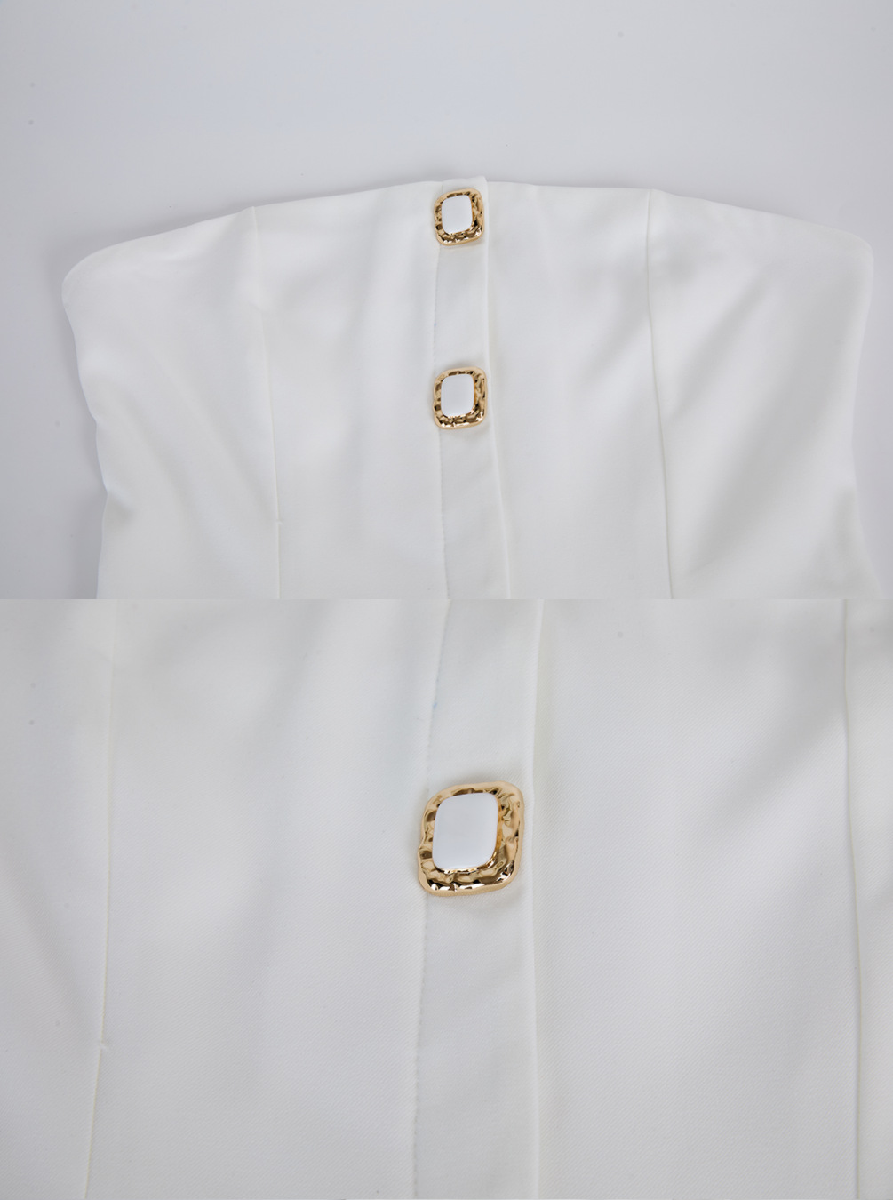 ชุดเซ็ตเสื้อครอปท็อปเกาะอกประด - Women Formal Wear For Meeting บทวิจารณ์และราคา