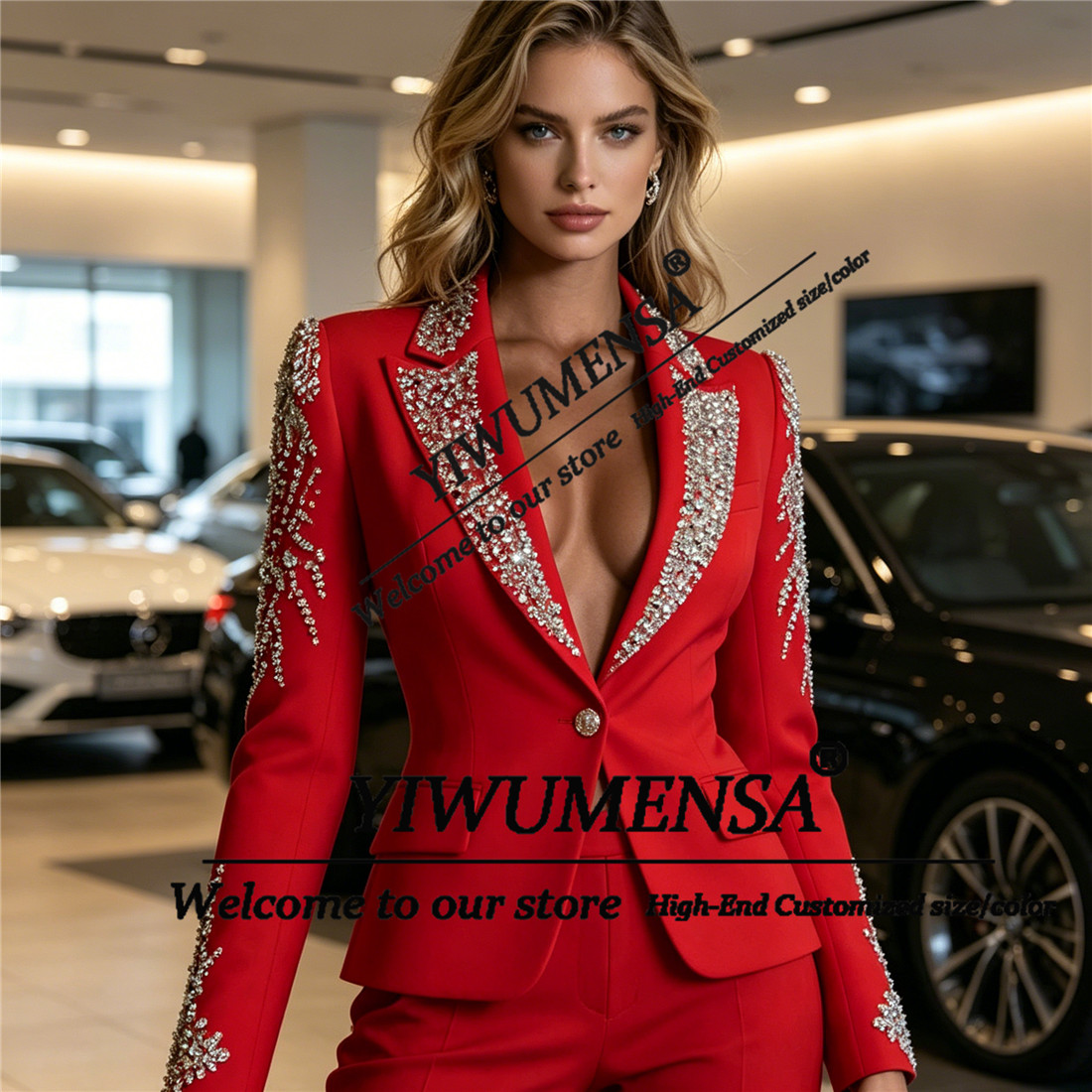ชุดสูทผู้หญิงหรูหรา 2 ชิ้น ประ - Women Formal Wear Blazers บทวิจารณ์และราคา
