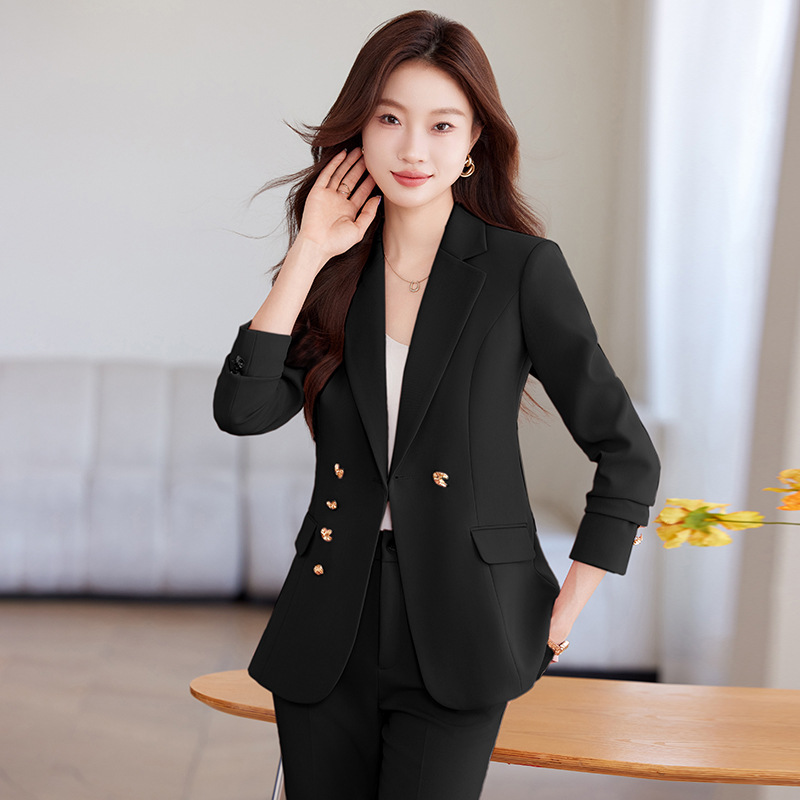 ชุดสูททำงานผู้หญิงแขนยาวสำหรับ - Women Formal Wear Blazers บทวิจารณ์และราคา