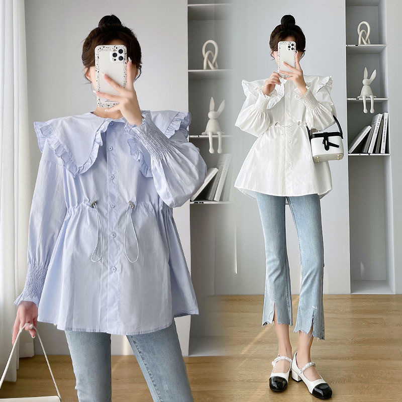 เสื้อเชิ้ตแขนยาวผู้หญิง ผ้าฝ้า - Women Formal Blouses For Evening Wear บทวิจารณ์และราคา