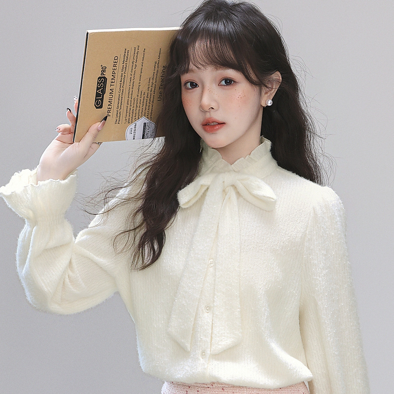 เสื้อเชิ้ตแขนยาวผู้หญิงผ้าซาติ - Women Formal Blouses For Evening Wear บทวิจารณ์และราคา