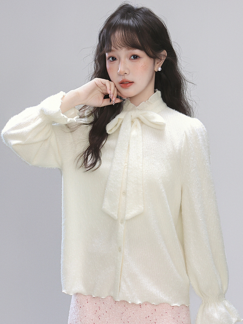 เสื้อเชิ้ตแขนยาวผู้หญิงผ้าซาติ - Women Formal Blouses For Evening Wear บทวิจารณ์และราคา