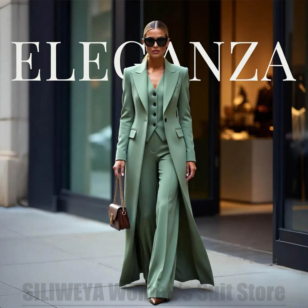 ชุดสูทผู้หญิงสุดชิค แบบสามชิ้น - Women Formal Wear Blazers บทวิจารณ์และราคา