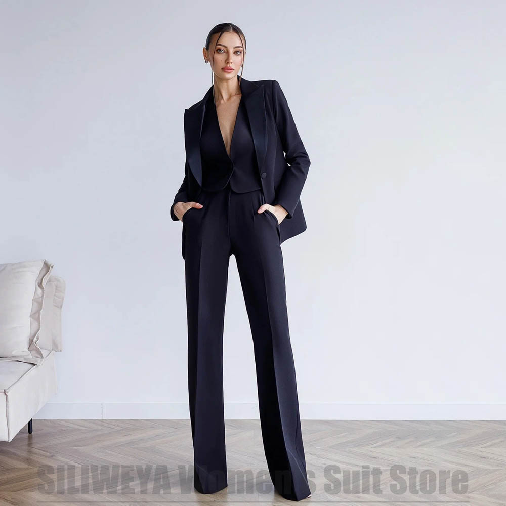 ชุดสูทผู้หญิง 3 ชิ้น เสื้อเบลเ - Women Formal Wear For Meeting บทวิจารณ์และราคา