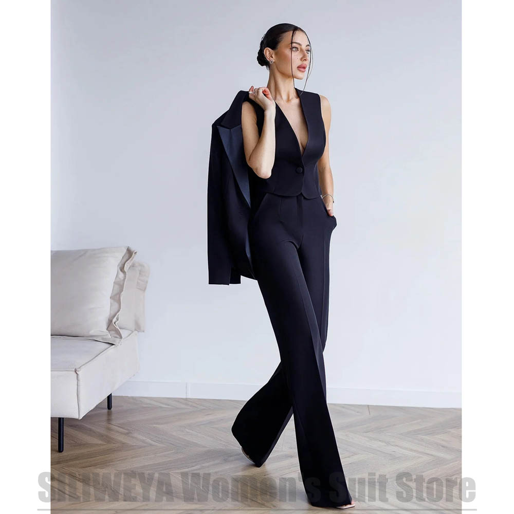 ชุดสูทผู้หญิง 3 ชิ้น เสื้อเบลเ - Women Formal Wear For Meeting บทวิจารณ์และราคา
