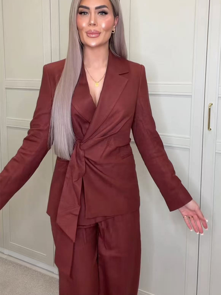 ชุดสูทแฟชั่นสำหรับสุภาพสตรี เส - Women Formal Wear Blazers บทวิจารณ์และราคา