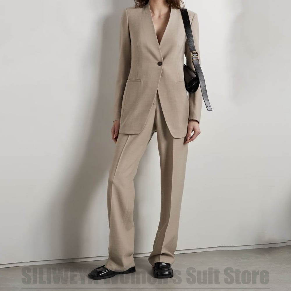 ชุดสูทผู้หญิง แฟชั่น คอวี กระด - Women Formal Wear Tailor บทวิจารณ์และราคา