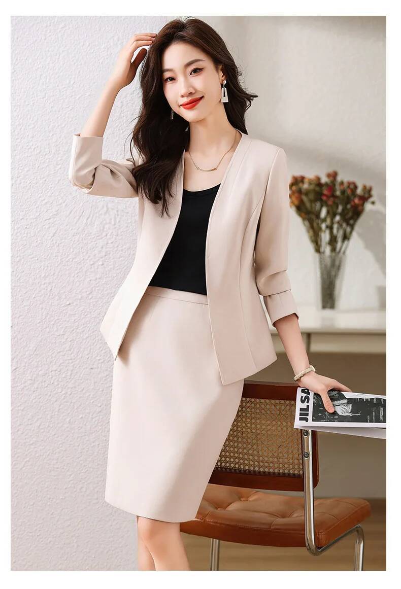 ชุดสูทธุรกิจสตรีแบบเป็นทางการพ - Women Formal Wear Blazers บทวิจารณ์และราคา