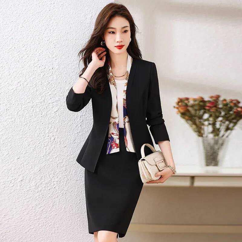 ชุดสูทธุรกิจสตรีแบบเป็นทางการพ - Women Formal Wear Blazers บทวิจารณ์และราคา
