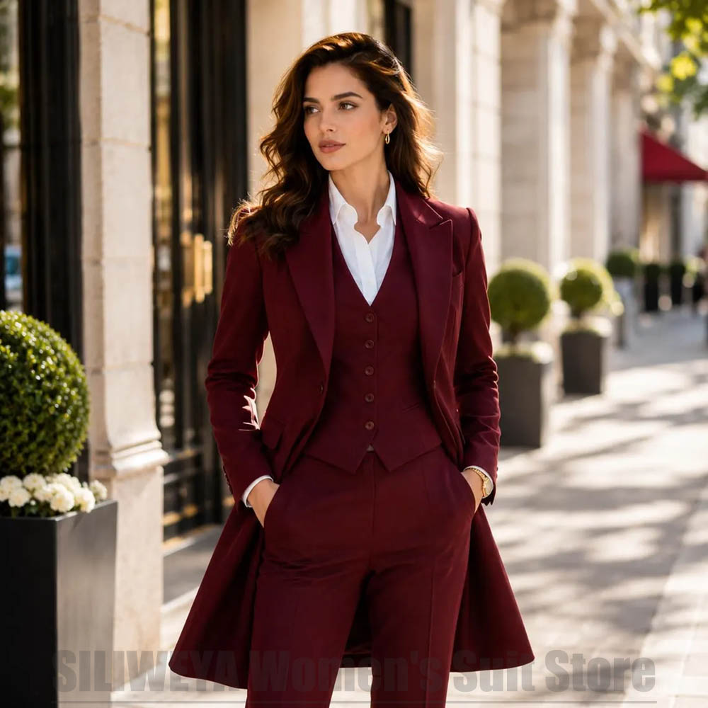 ชุดสูทผู้หญิง 3 ชิ้น ดีไซน์หรู - Women Formal Wear Blazers บทวิจารณ์และราคา