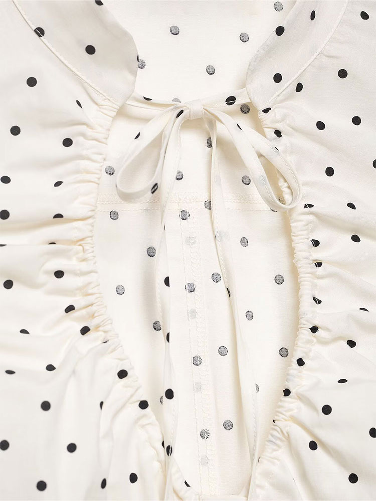 เสื้อเชิ้ตวินเทจสไตล์เรโทรสีขา - Women Formal Blouses For Evening Wear บทวิจารณ์และราคา
