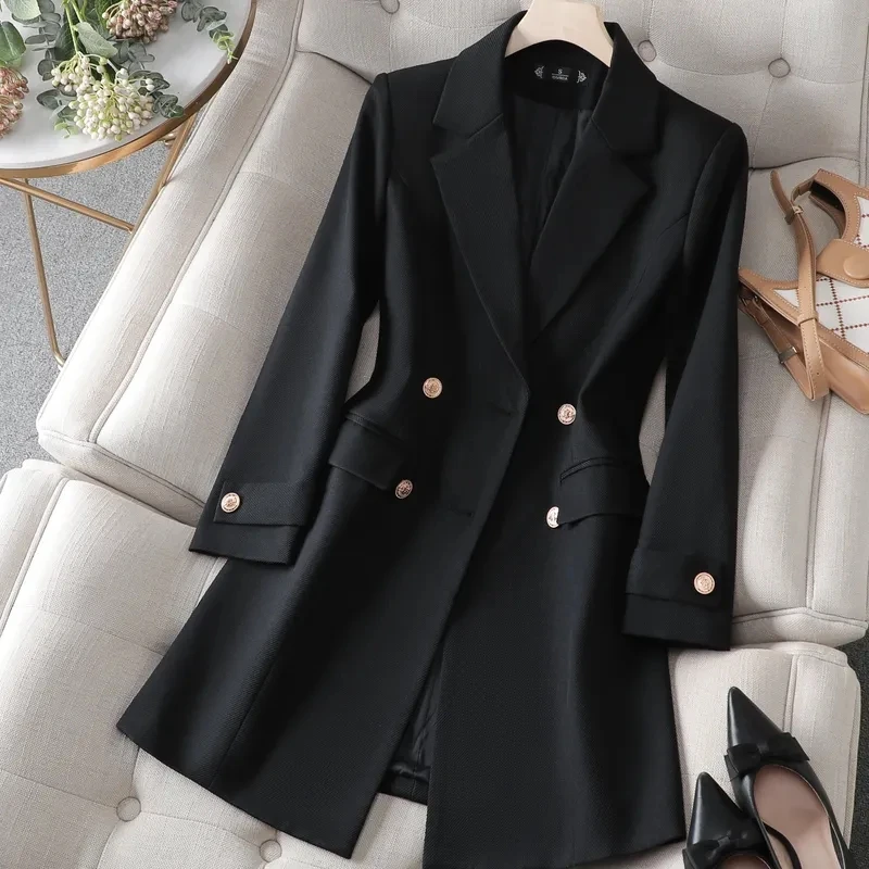 ฤดูใบไม้ร่วงฤดูหนาวแจ็คเก็ตผู้ - Women Formal Wear Blazers บทวิจารณ์และราคา