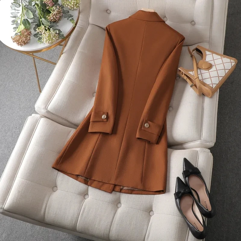 ฤดูใบไม้ร่วงฤดูหนาวแจ็คเก็ตผู้ - Women Formal Wear Blazers บทวิจารณ์และราคา