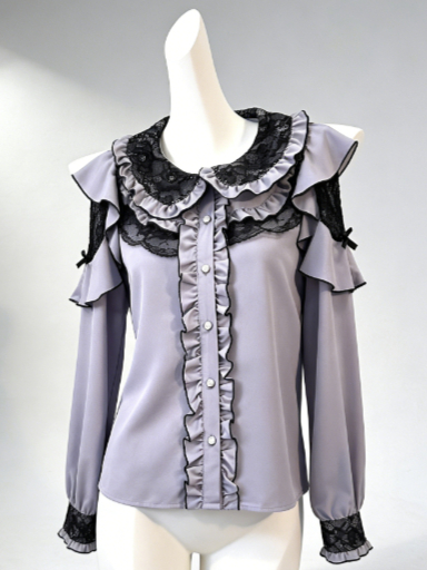 เสื้อเชิ้ตสไตล์ฮาราจูกุน่ารักส - Women Formal Blouses For Evening Wear บทวิจารณ์และราคา