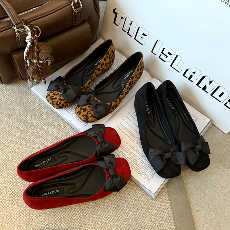 รองเท้าบัลเล่ต์หนังกลับหลากสีส - Women Formal Wear Shoes บทวิจารณ์และราคา