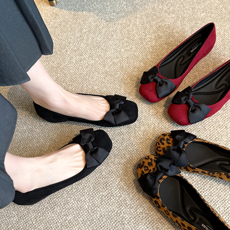 รองเท้าบัลเล่ต์หนังกลับหลากสีส - Women Formal Wear Shoes บทวิจารณ์และราคา