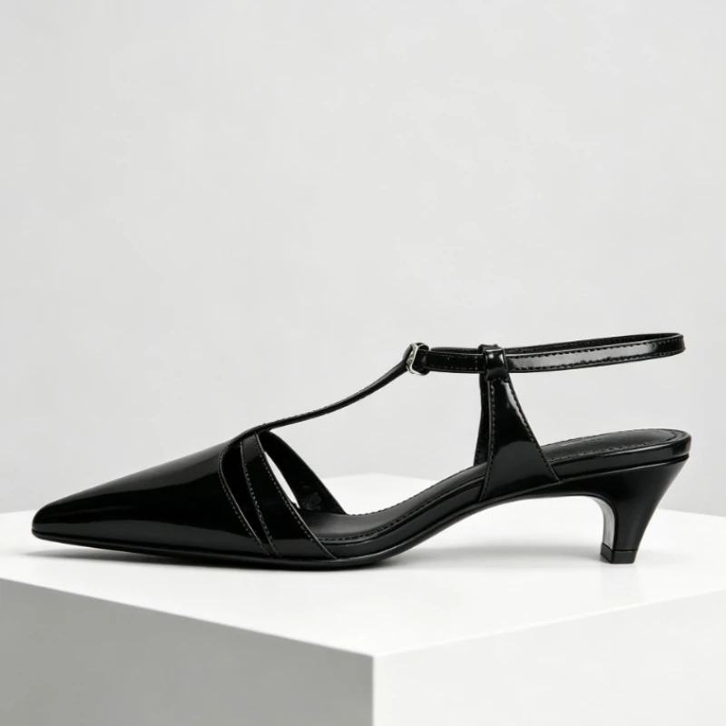 รองเท้าส้นสูงแบบคิทเทนฮีลหนังแ - Kitten Heel Women บทวิจารณ์และราคา