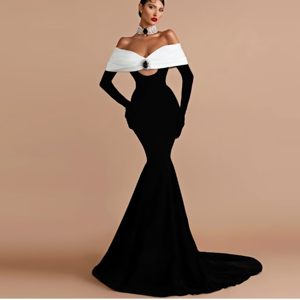 ชุดราตรีผ้ากำมะหยี่สุดหรูแบบไม - Women Formal Event Wear บทวิจารณ์และราคา