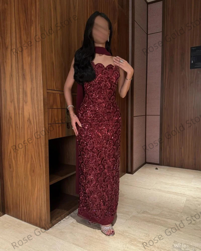 ชุดราตรีทรงเมอร์เมดประดับเลื่อ - Formal Gala Wear Women บทวิจารณ์และราคา