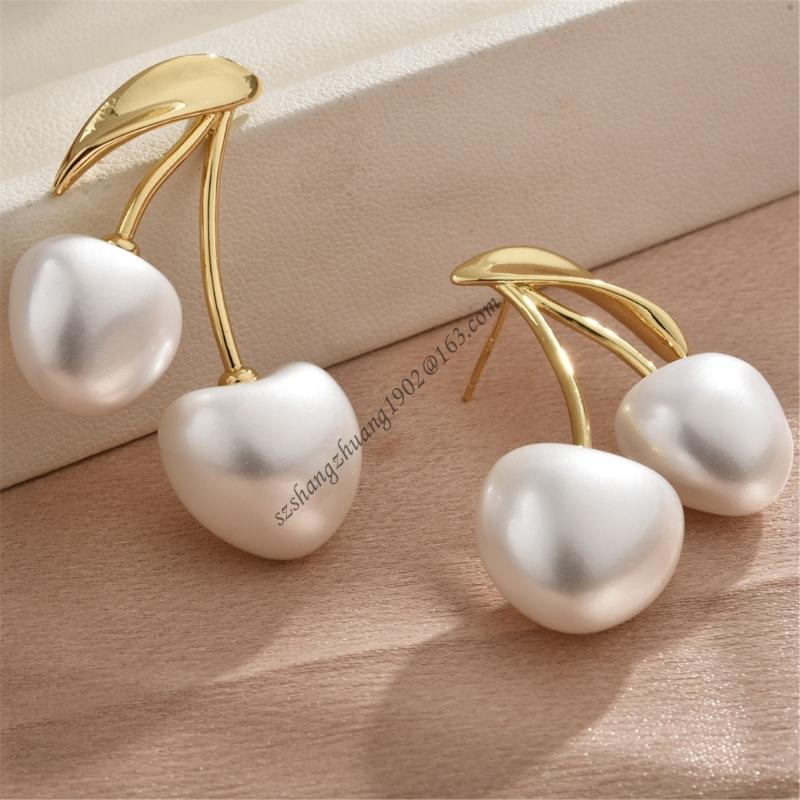 เครื่องประดับหูไข่มุกเชอร์รี่  - Women Formal Event Wear บทวิจารณ์และราคา