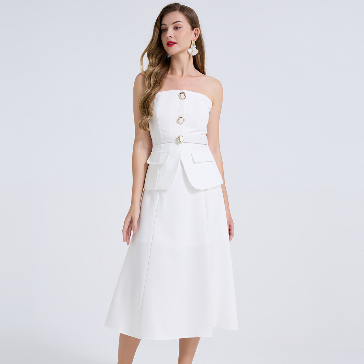 ชุดเซ็ต 2 ชิ้นสำหรับผู้หญิง ดี - Women Formal Wear For Meeting บทวิจารณ์และราคา