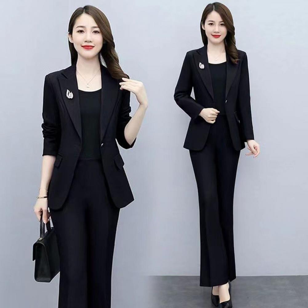 ชุดสูทผู้หญิง 2 ชิ้น/เซ็ต เสื้ - Women Formal Wear Trousers บทวิจารณ์และราคา