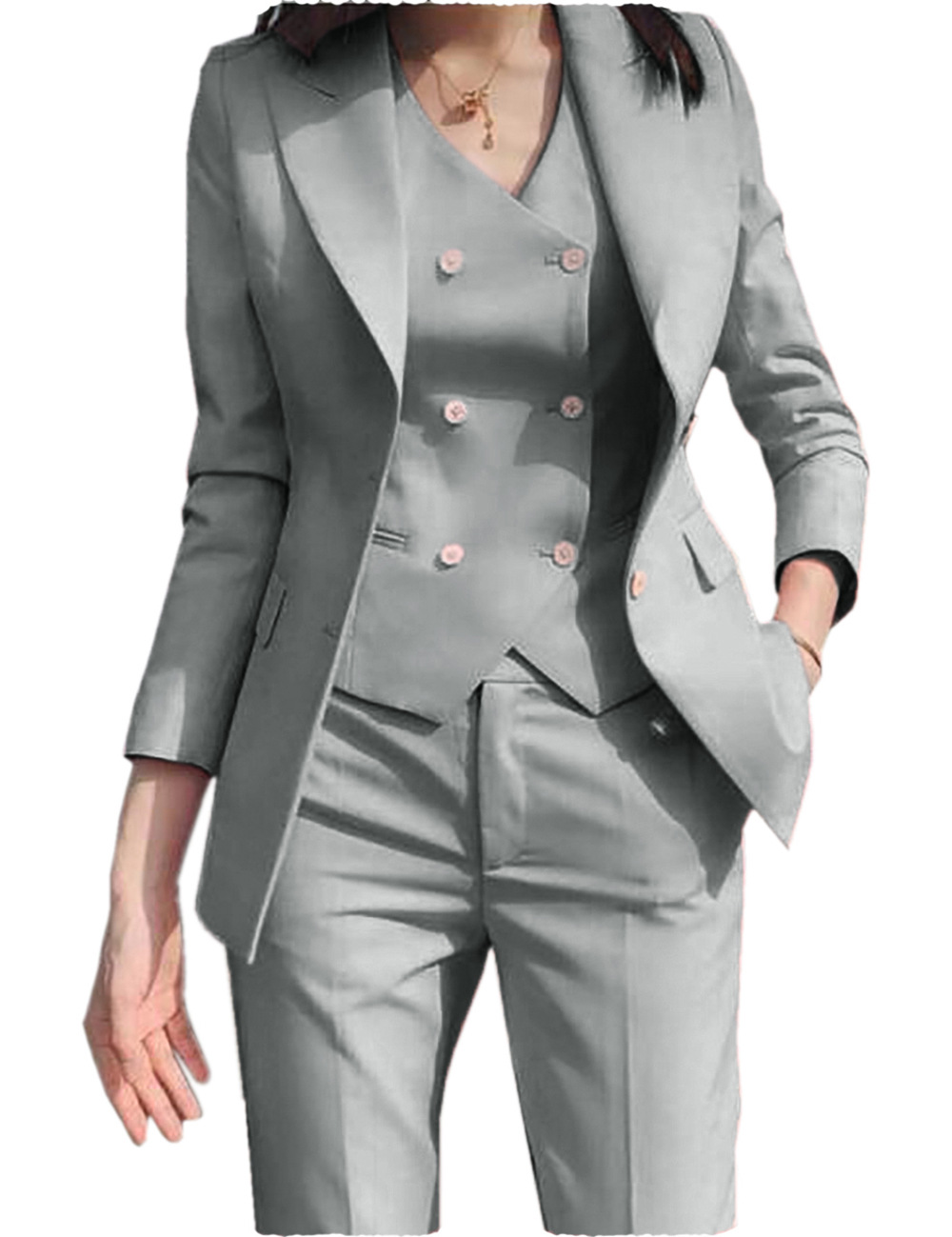 ชุดสูทลำลองสำหรับฤดูใบไม้ร่วง  - Women Formal Wear Blazers บทวิจารณ์และราคา